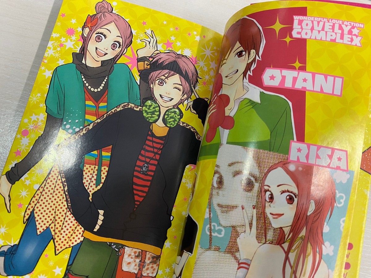 Lovely Complex W/First Printing Sticker Osaka Fan Book Japanese