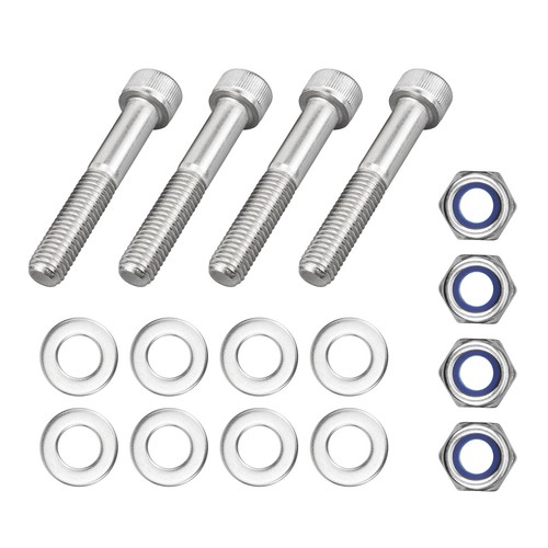 Front Shock Bolts Washers Nuts Kit For Yamaha Big Bear 350 Blaster 200 Moto 4 - Picture 5 of 5