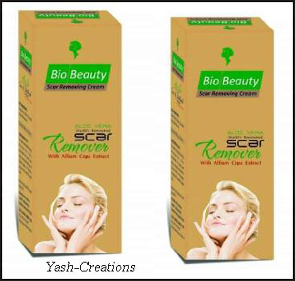 CREMA REMOVEDORA DE CICATRICES BioBeauty ALOE VERA y crema de vitamina E - (60 ml) PAQUETE DE 2