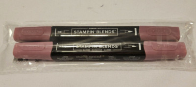 NEW Stampin  Up  Blends Moody Mauve Combo Pack Blending Markers Set Of 2