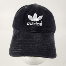 Vtg Adidas Trefoil Unisex Baseball Cap Fitted Hat Size 7 3/8