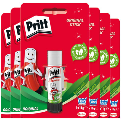 Pritt Klebestift sicher & kinderfreundlich für Kunst & Handwerk Aktivitäten Original 11g