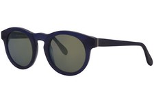 RetroSuperFuture Boy-594/R F16 Sunglasses Men's Deep Blue/Green Mirror 50mm