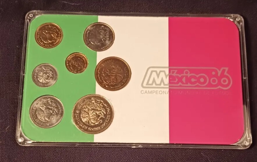 1986 World Cup Coin Set | Mexico86 Campeonato Mundial De Futbol