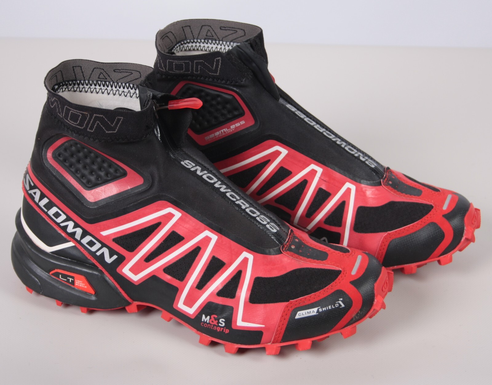 SALOMON Snowcross 1 Trail Running Studded Boots Shoes size US 9,5 EU 43 |  eBay