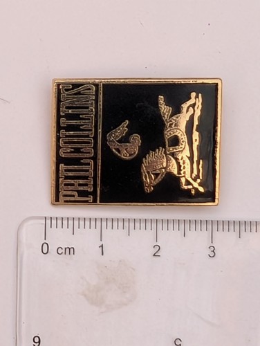 Phil Collins: But Seriously Tour 1989 Vintage Metal Badge/Button - Picture 2 of 3