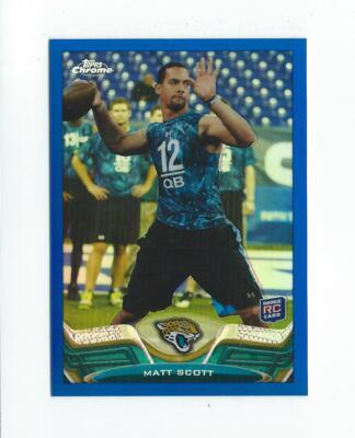 2013 Topps Chrome Football Blue Refractor Singles xxx/199 - You Choose