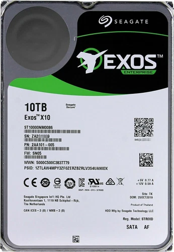 For ST10000NM0086 Seagate 10TB 7.2K 256MB 3.5" SATA Hard Drive - Afbeelding 1 van 1