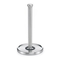 Polder Single Tear Paper Towel Holder, Brushed Stainless Steel With Black , New, on sale Polder Single Tear Paper Towel Holder, Brushed Stainless Steel With Black , New, on sale