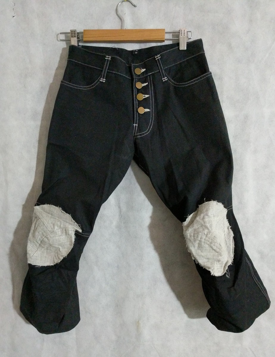 Christopher Nemeth Duck Canvas Knee Patch Cropped Pants Small (XS