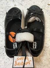 Scarpe eleganti bambino bambino Jumping Bean stile Mary Jane nere taglia 6