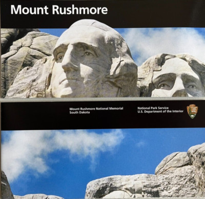 Newest MOUNT RUSHMORE - SD   NATIONAL PARK SERVICE UNIGRID BROCHURE/MAP GPO 2024