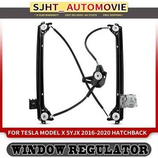 Front Left Passenger Window Regulator for Tesla Model X 5YJX 2016-2020 W/o Motor