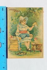 Vintage trade card SOAPINE FOR WASHING  CLEANING, KENDALL MFG CO PROVIDENCE R.I