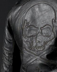 affliction leather jacket buckle