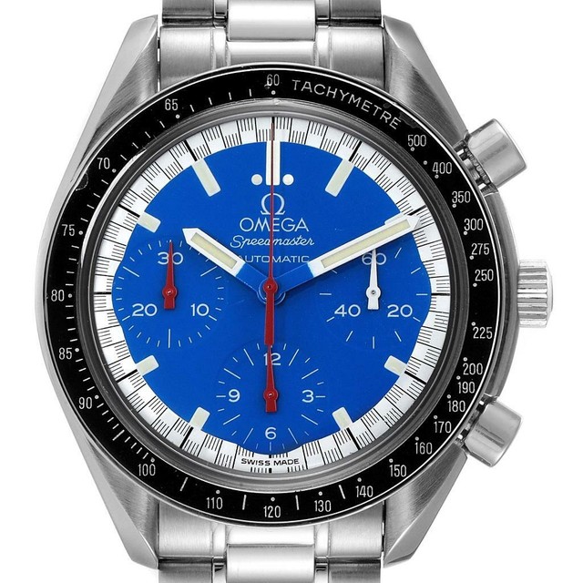 OMEGA Speedmaster Blue Men's Watch 