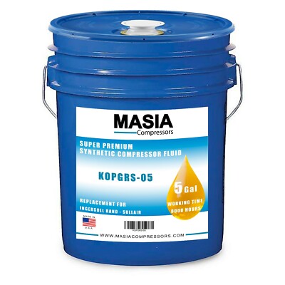 KOPGRS-05 Masia Compressors Lubricant - 5 gal