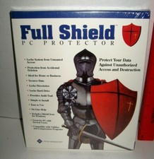 Rare Sealed Full Shield PC Protector Micah DOS 3.5" Disk Windows 3.x PC Big Box