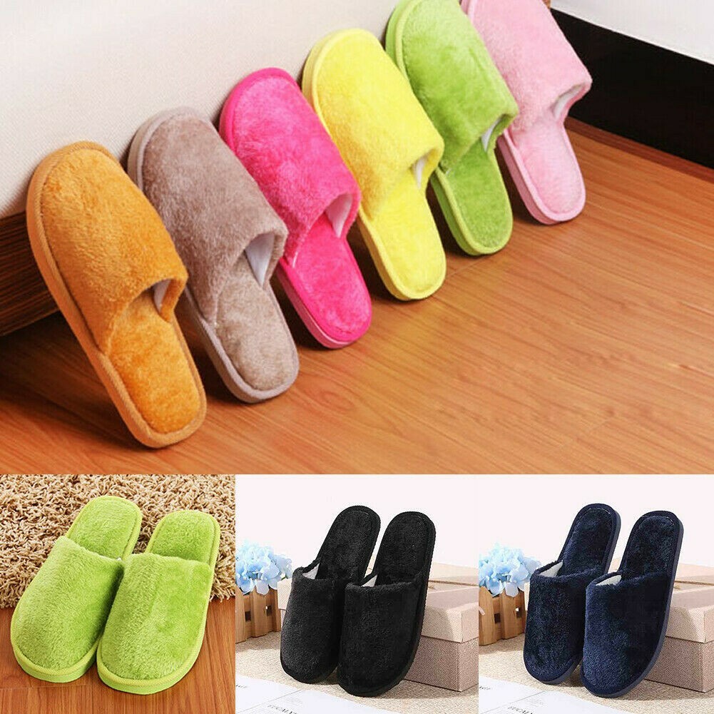 PANTOFOLA D’ORO Ciabatte invernali unisex cotone interno coppia casa scarpe calde morbide lunghe peluche