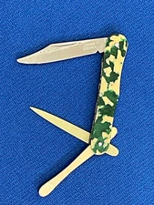 Vtg Czechoslovakia Celluloid Miniature Pen Knife/Pic/Spoon