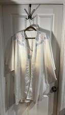 Vintage Lingerie Slip And Robe floral Bridal Set