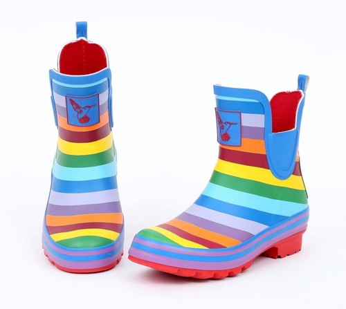 Ankle Wellington Boots Rainbow Wellys 