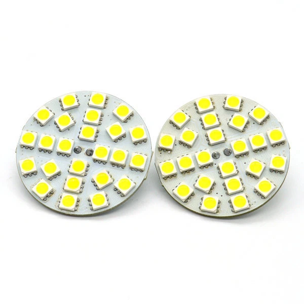 4x G4 24SMD 12v 24v (10-30v) DC 5W Back Pin Cold White LED Bulb Caravan Boat - Image 2 of 4