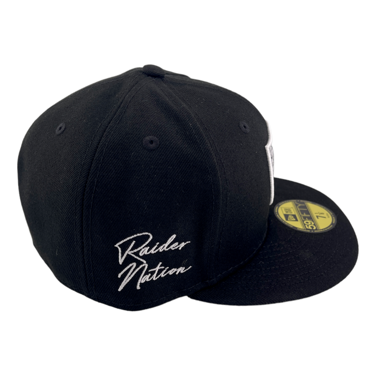 Casquette New Era Metallic Outline 9Fifty NFL Las Vegas Raiders noir gris S-M