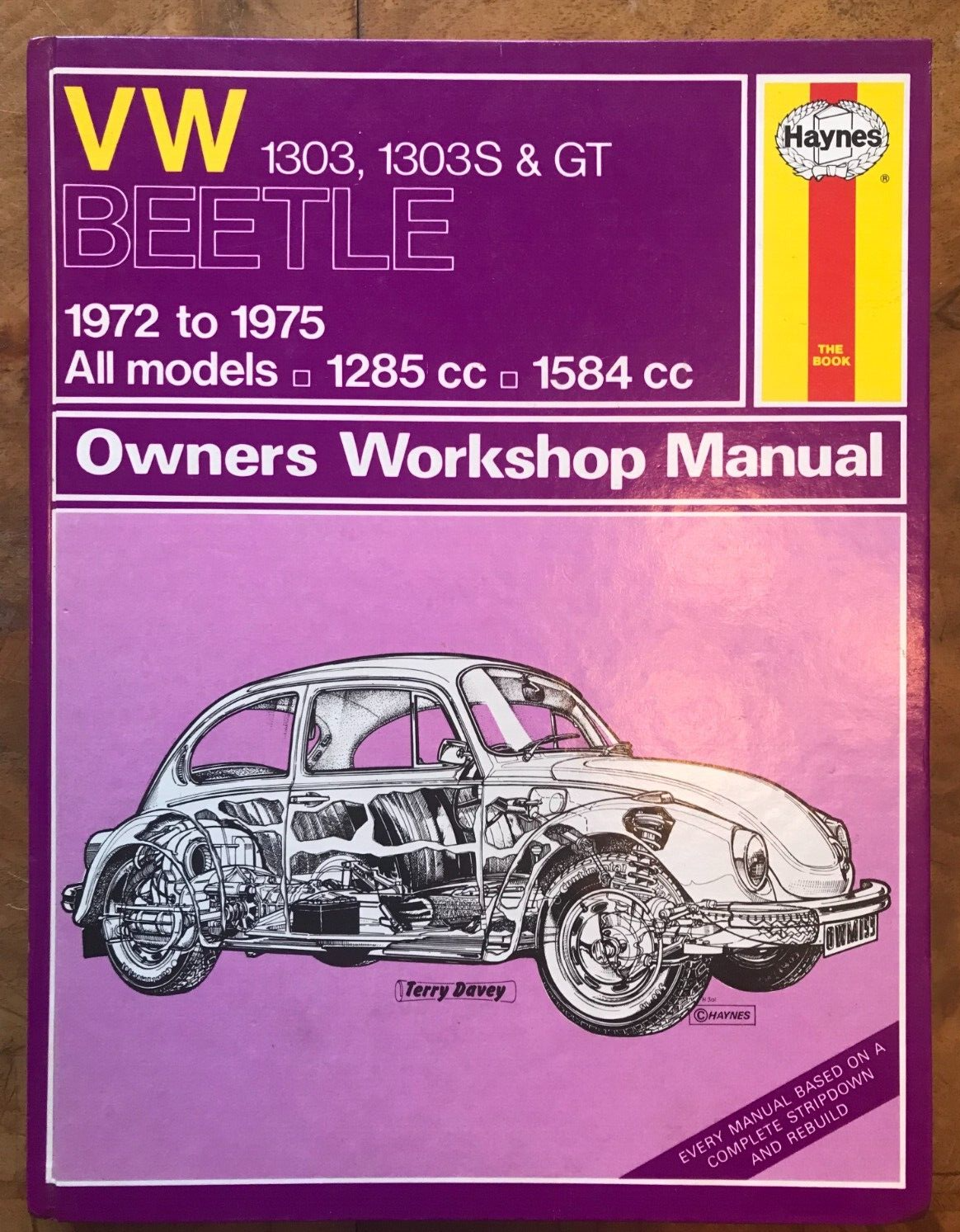VW 1303, 1303S & GT Beetle 1972 to 1075 All Models Owners Workshop Manual