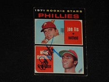 WILLIE MONTANEZ 1971 TOPPS ROOKIE SIGNED AUTOGRAPHED CARD #138 PHILLIES