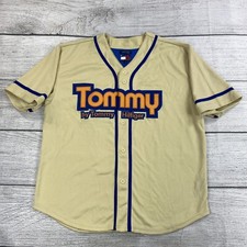 Vintage Tommy By Tommy Hilfiger Men Size Large Baseball Button Down Jersey