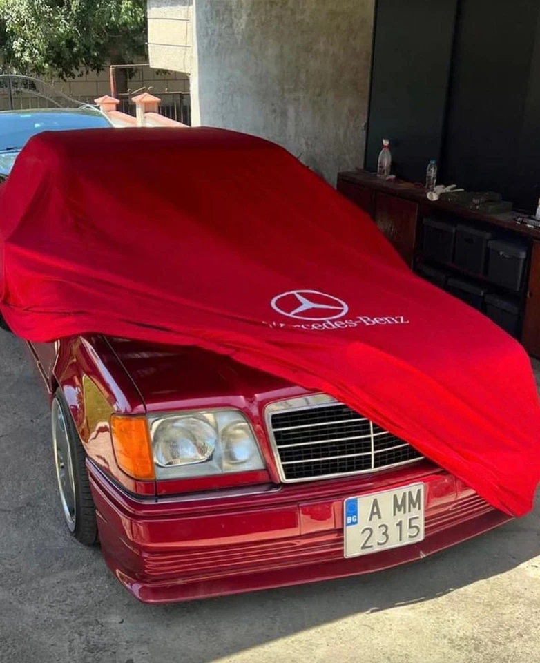 MERCEDES BENZ S X222 Custom Fit İndoor Car Cover W/logo Red Black Gray Blue Foto 4 de 4