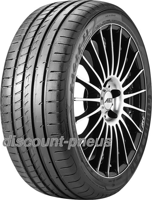 Pneu Goodyear Eagle F1 Asymmetric 2 255/40 R20 au freinage court sur sol mouillé