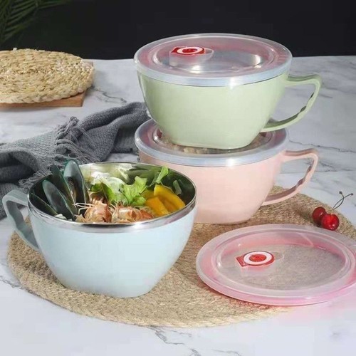 Doublelayer Insulation Instant Noodle Bowl Rice Soup Noodle eBay