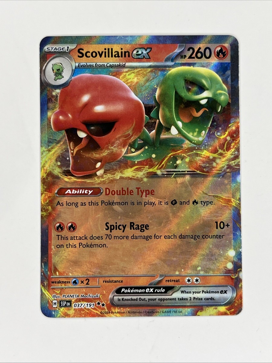Scovillain ex 037/191 - Double Rare - Surging Sparks - Pokémon TCG