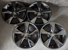 4 Lexus Rx350 Rx450h Gloss Black Powder Coat Wheels Rims Caps 18 Hol.74253