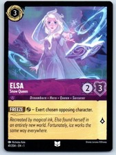 Elsa Snow Queen 41/204 Disney Lorcana Trading Card Single 