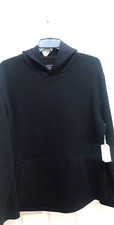 NWT Stylus Waffle Knit Hoodie Mens Sz XL Pullover Long Sleeve Black Pocket NEW