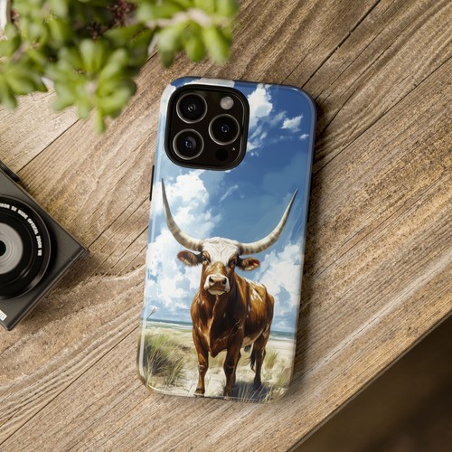 Bull Horns Blue Sky - Phone Ink Cover Case for iPhone, Galaxy, Pixel - 第 17/281 張圖片