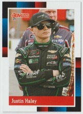 2021 Donruss Racing #198 Justin Haley RETRO