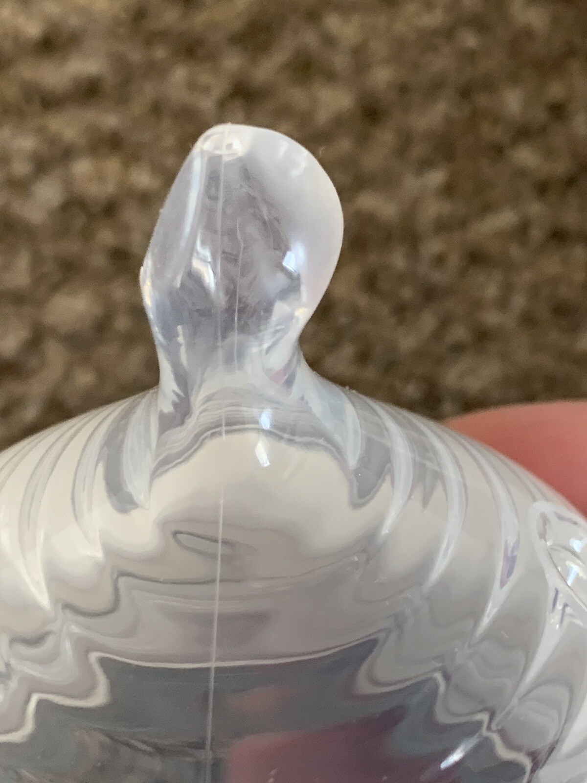 Nuk 0t Glass 4oz Bottle With Lids Clear 3 Nwob