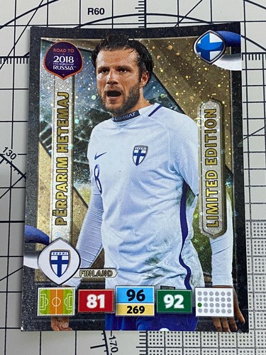 18 Panini Road To Russia World Cup 269 Perparim Hetemaj Limited Edition Ebay