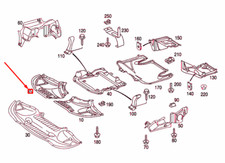 NEU MERCEDES-BENZ CL C215 VORNE RECHTS MOTOR UNTERBODENWANNE A2155200222