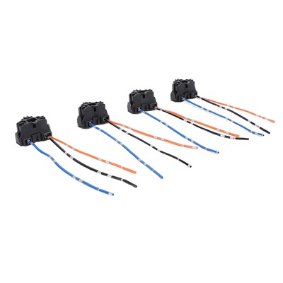 4Pcs H4 9003 HB2 Headlight Socket Wiring Harness DC12 To 24V Headlight Plug Wire