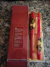 Vintage Avon Christmas Chimes Fragrance Taper Candles