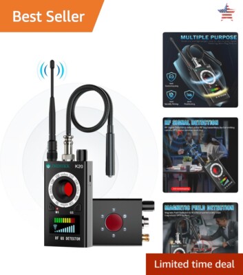 Hidden Camera Detector - Bug Detector, RF Scanner - Anti-Spy GPS Tracker Locator