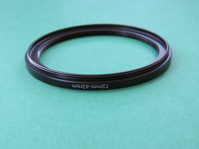 Filter-Adapter Step-Down 72 Mm Auf 62 Mm - Für Objektive & Filter, 2 Jahre Garantie