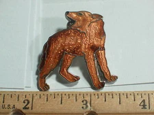 Coyote Pin  or  Wolf Howling Pin (Rare) (ex-lg)