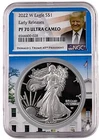 2022W NGS PF-70 ULTRA CAMEO ~  1 OZ SILVER AMERICAN EAGLE ~ER ~  1c START