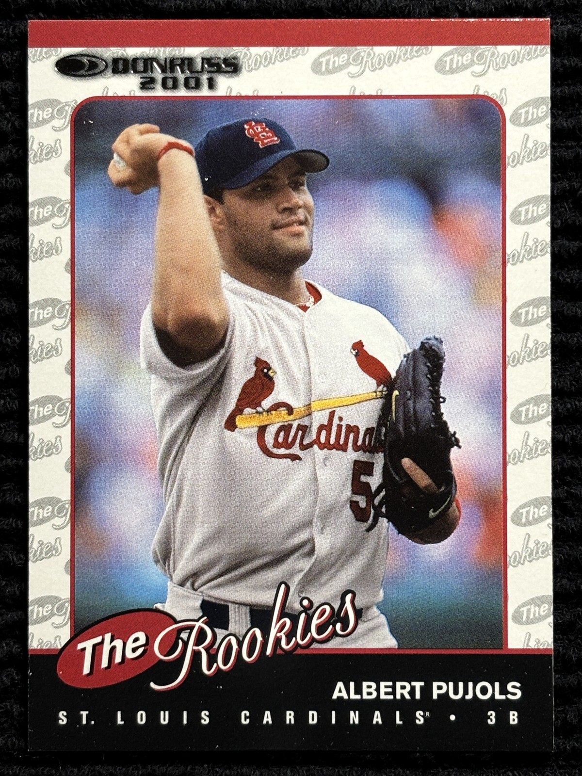 2001 Donruss The Rookies #R97 Albert Pujols RC St. Louis Cardinals